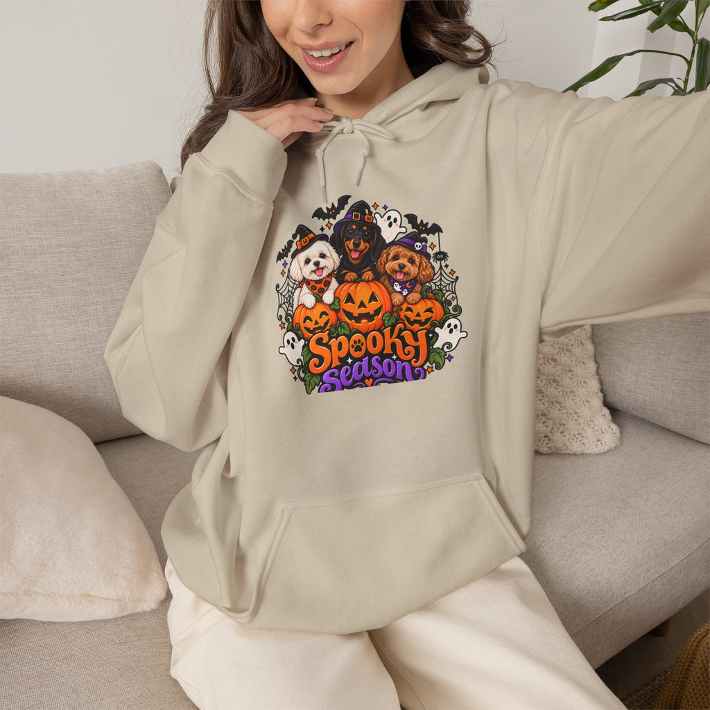 Spooky Season Pup Crew Halloween Hoodie