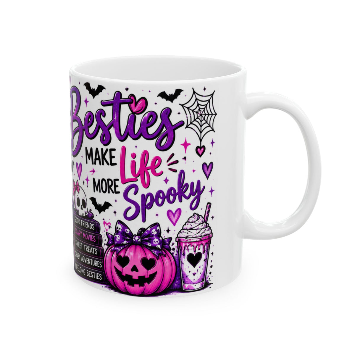 Personalized Halloween Bestie Mug- 11oz & 15oz