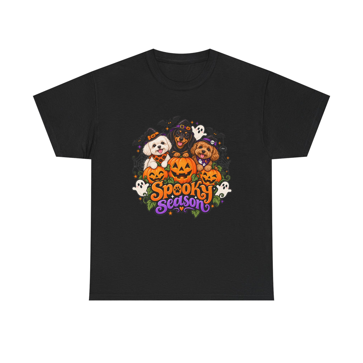 Spooky Season Pup Crew Halloween T-Shirt