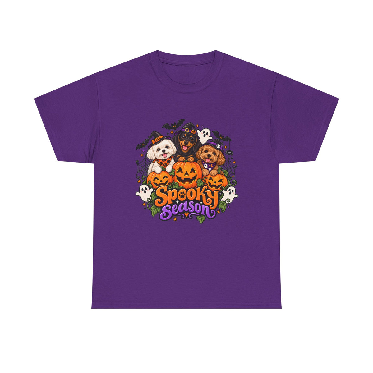 Spooky Season Pup Crew Halloween T-Shirt