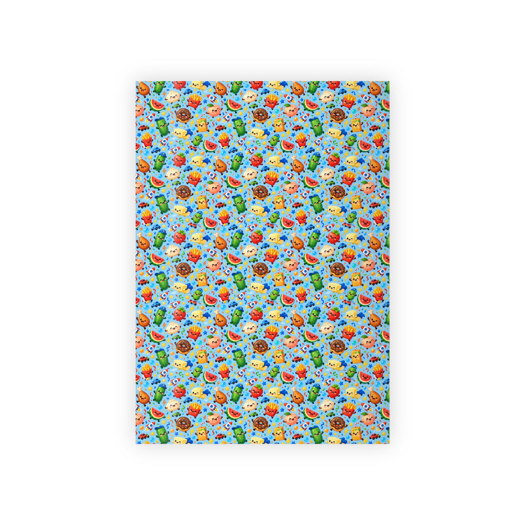 Cute birthday boy squishy wrapping paper