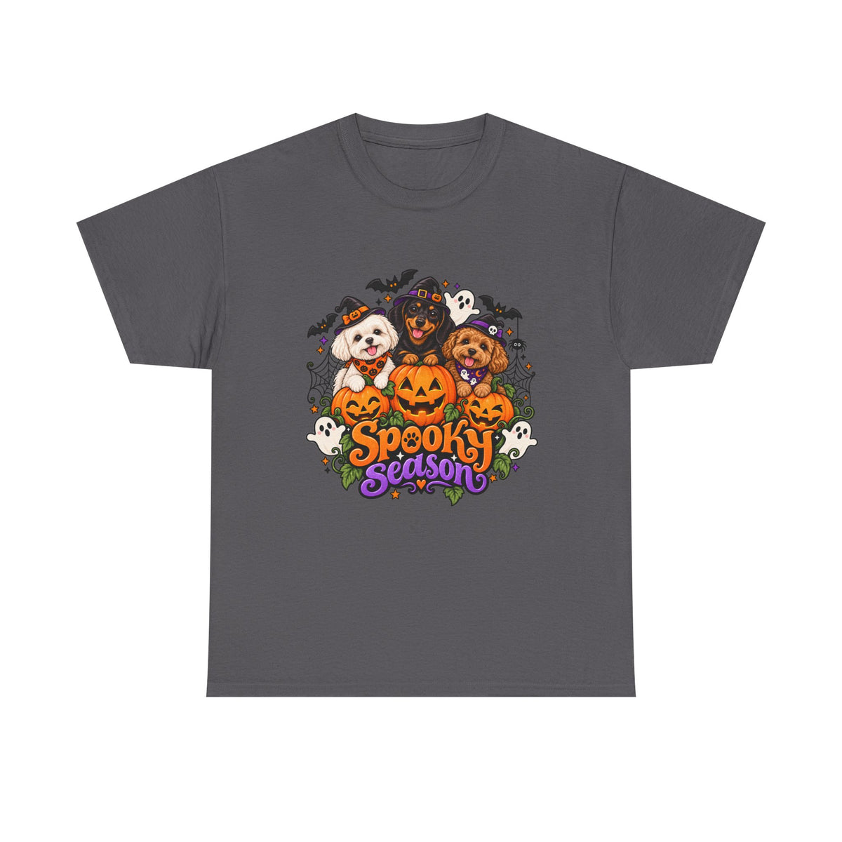 Spooky Season Pup Crew Halloween T-Shirt