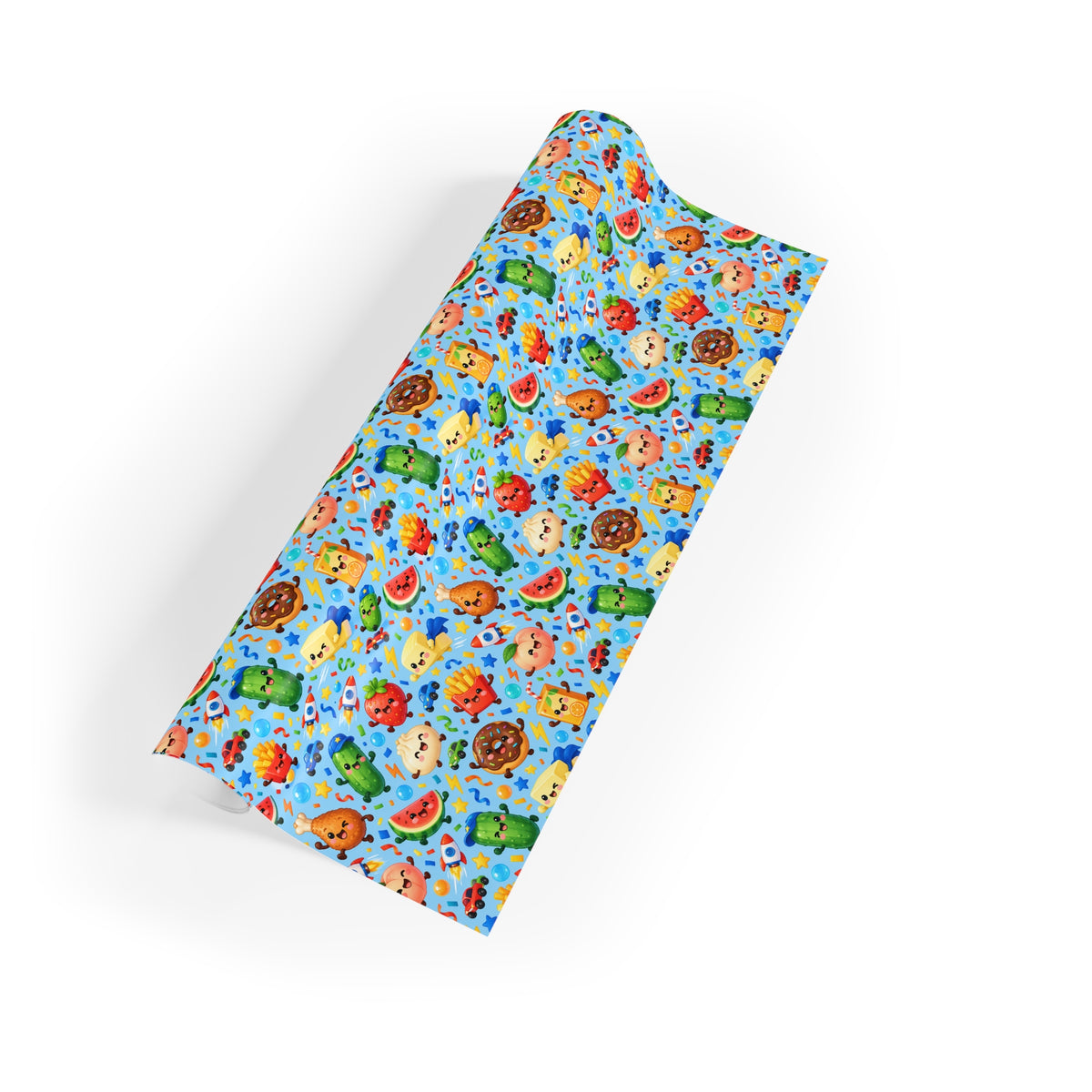 Cute birthday boy squishy wrapping paper