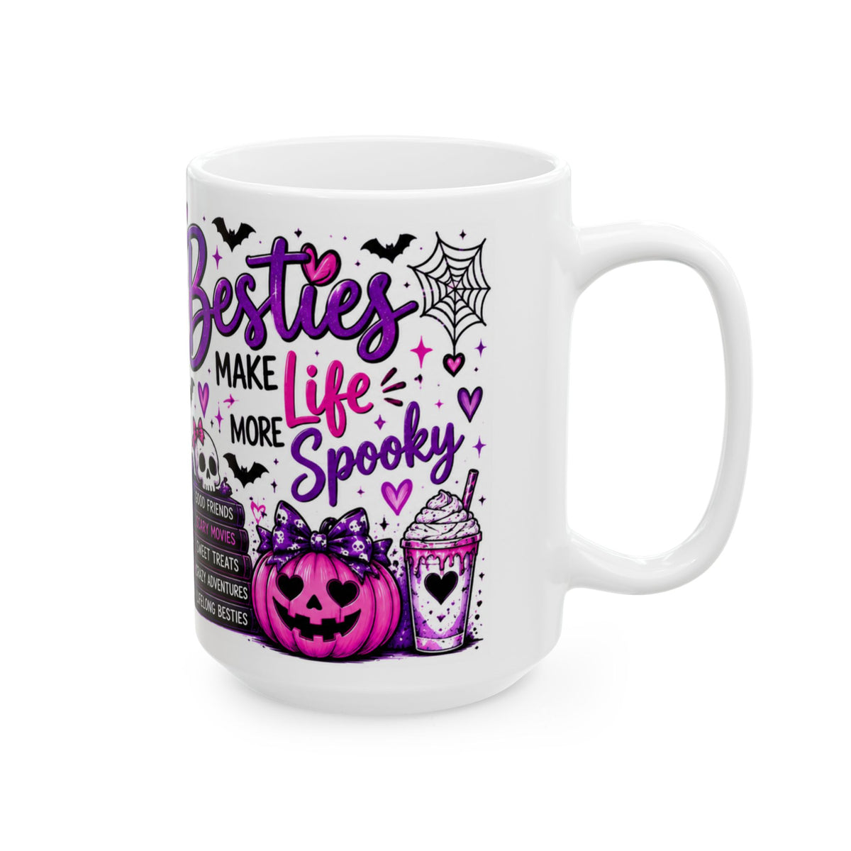Personalized Halloween Bestie Mug- 11oz & 15oz