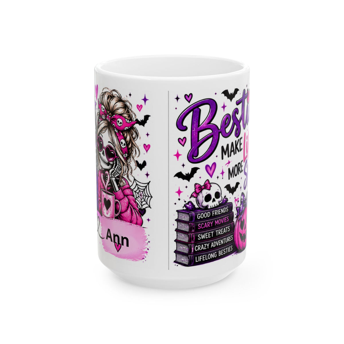Personalized Halloween Bestie Mug- 11oz & 15oz