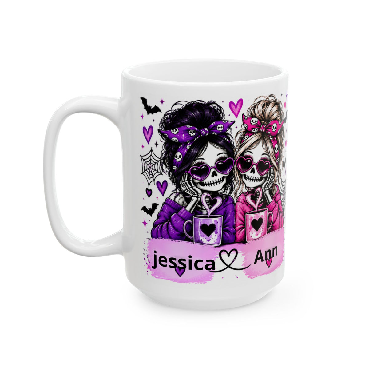 Personalized Halloween Bestie Mug- 11oz & 15oz